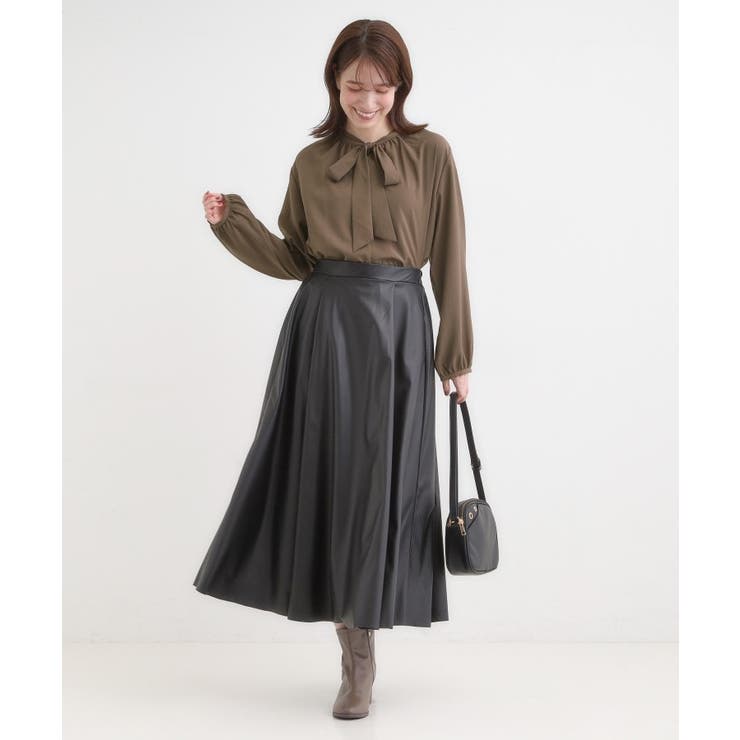 【洗濯機可/S-LL】リボンブラウス | SHOO・LA・RUE | 詳細画像7 