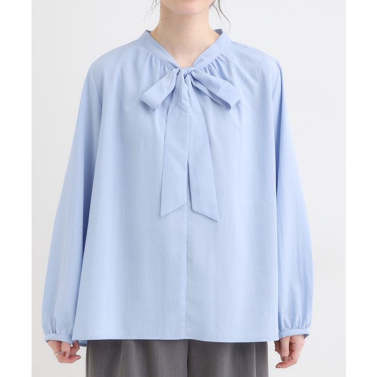 【洗濯機可/S-LL】リボンブラウス | SHOO・LA・RUE | 詳細画像13 