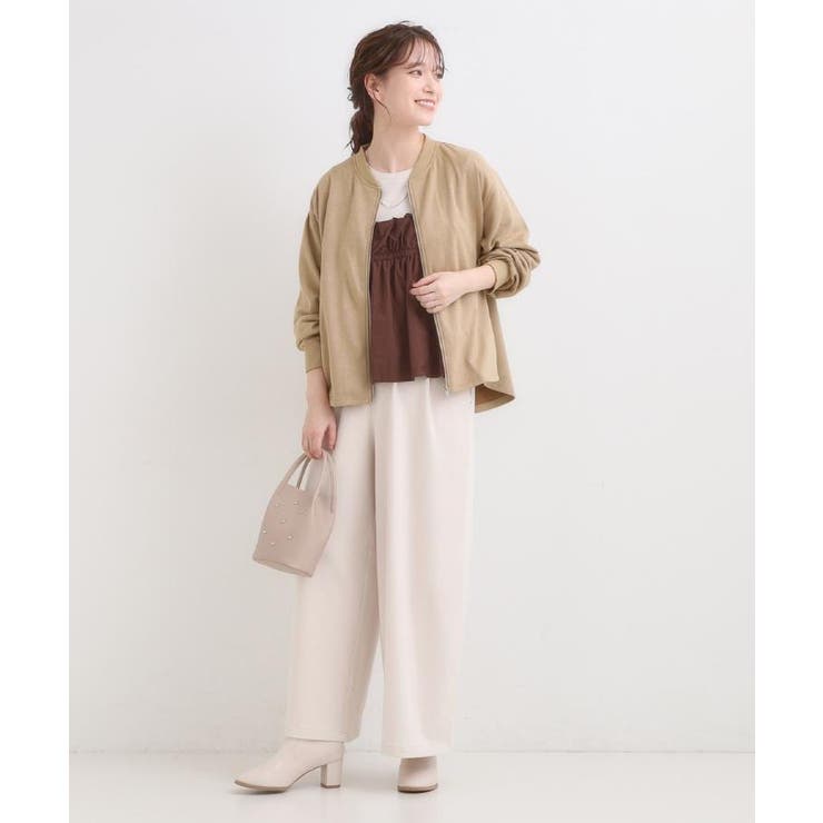 【洗濯機可/S-LL】1枚で華やか フリルドッキングトップス | SHOO・LA・RUE | 詳細画像12 