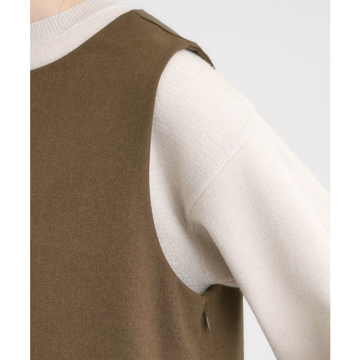 【洗濯機可/S-LL】ウール調スキッパージャンスカ | SHOO・LA・RUE | 詳細画像17 