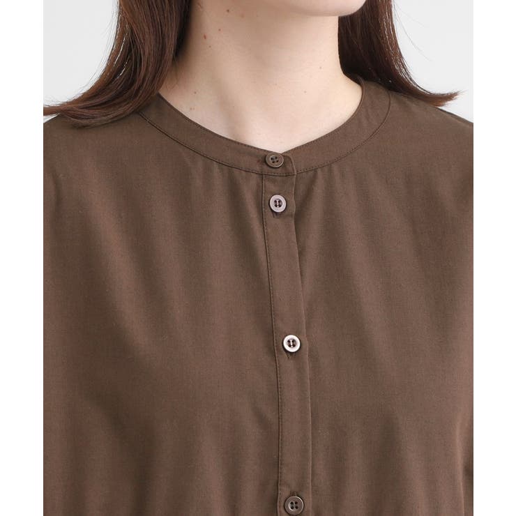 【S-LL】自然に体型カバー 切り替えギャザーチュニックシャツ | SHOO・LA・RUE | 詳細画像16 