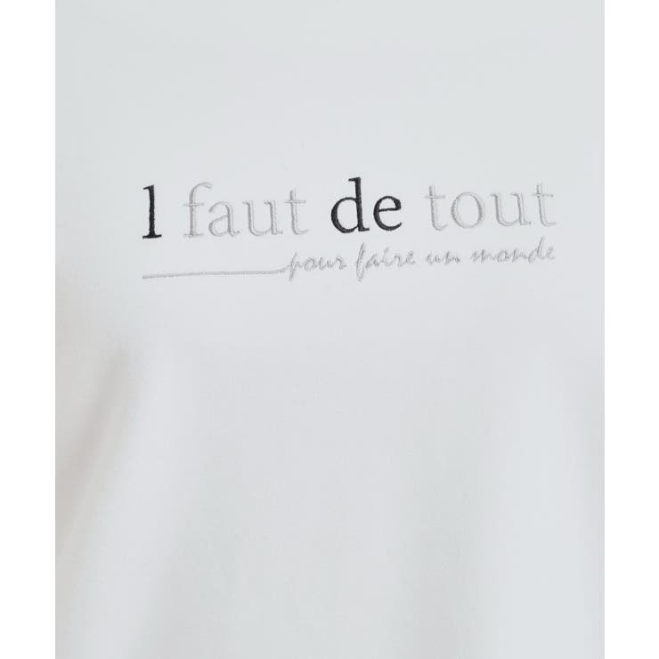 ロゴ刺繍ロンT | SHOO・LA・RUE | 詳細画像4 