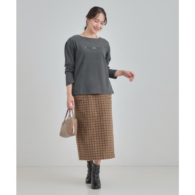 ロゴ刺繍ロンT | SHOO・LA・RUE | 詳細画像7 