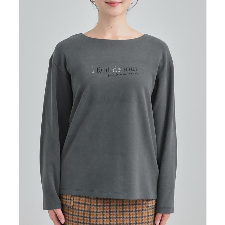 ロゴ刺繍ロンT | SHOO・LA・RUE | 詳細画像13 