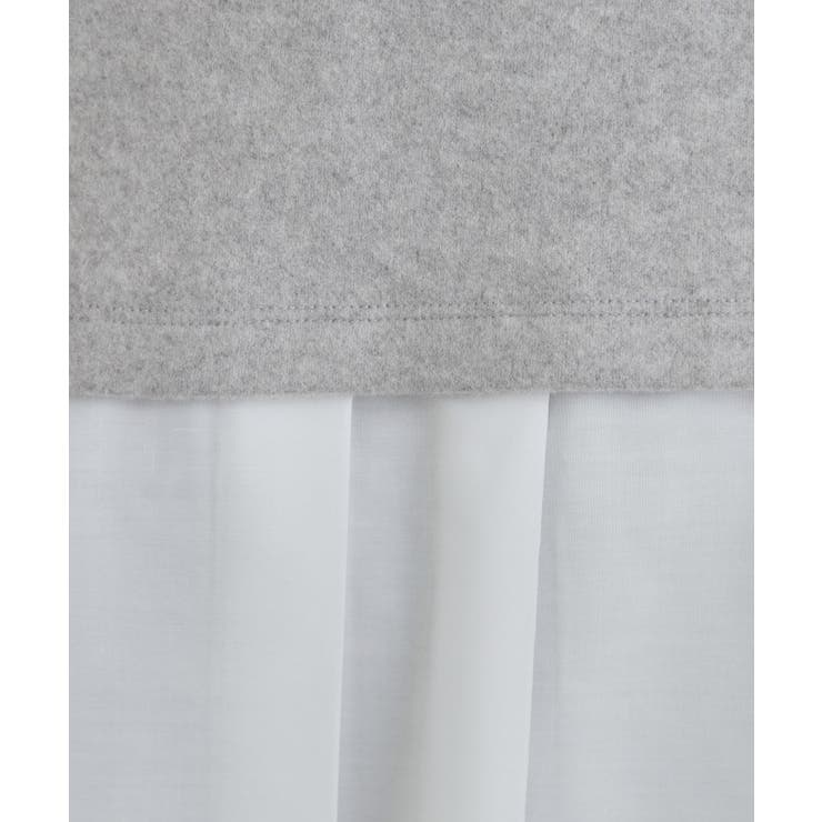 【S-LL】気になる腰回りをカバー レイヤード風ドッキングトップス | SHOO・LA・RUE | 詳細画像4 