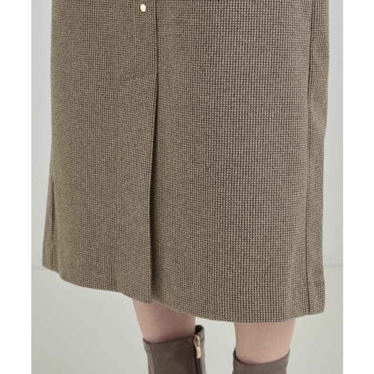 【S-LL/あったか】すらりときれい見え ベイカー風ナロースカート | SHOO・LA・RUE | 詳細画像19 