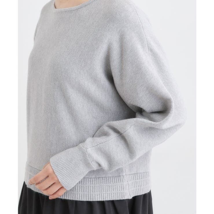 【S-LL】1枚でさまになる 異素材ドッキングワンピース | SHOO・LA・RUE | 詳細画像13 