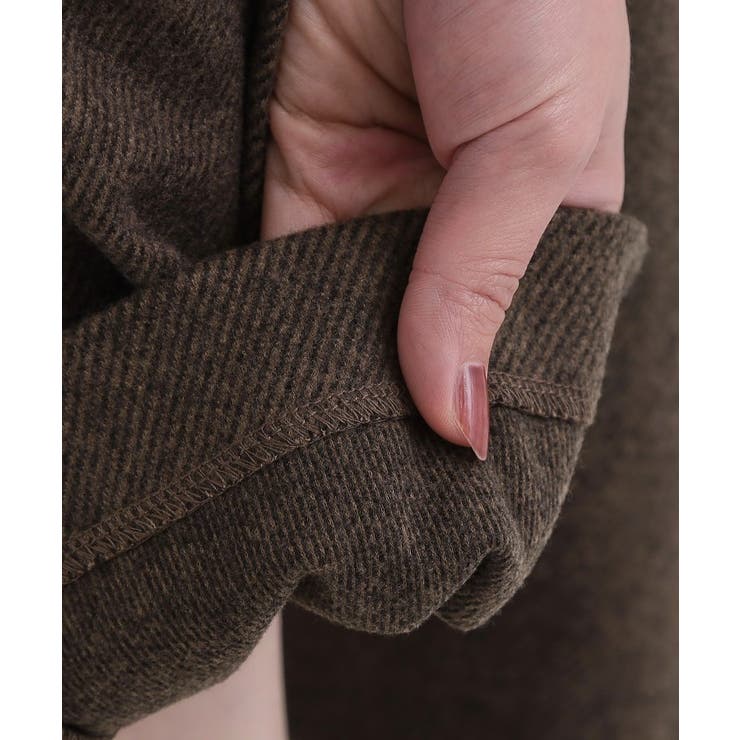 【洗濯機可/S-LL/あったか】ラフ過ぎない 大人のイージーワイドパンツ | SHOO・LA・RUE | 詳細画像20 