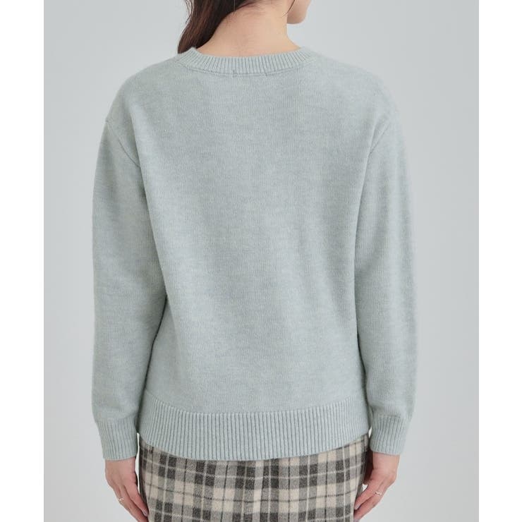 【洗える】キラキラ光るラメが上品 クルーネックニット | SHOO・LA・RUE | 詳細画像23 