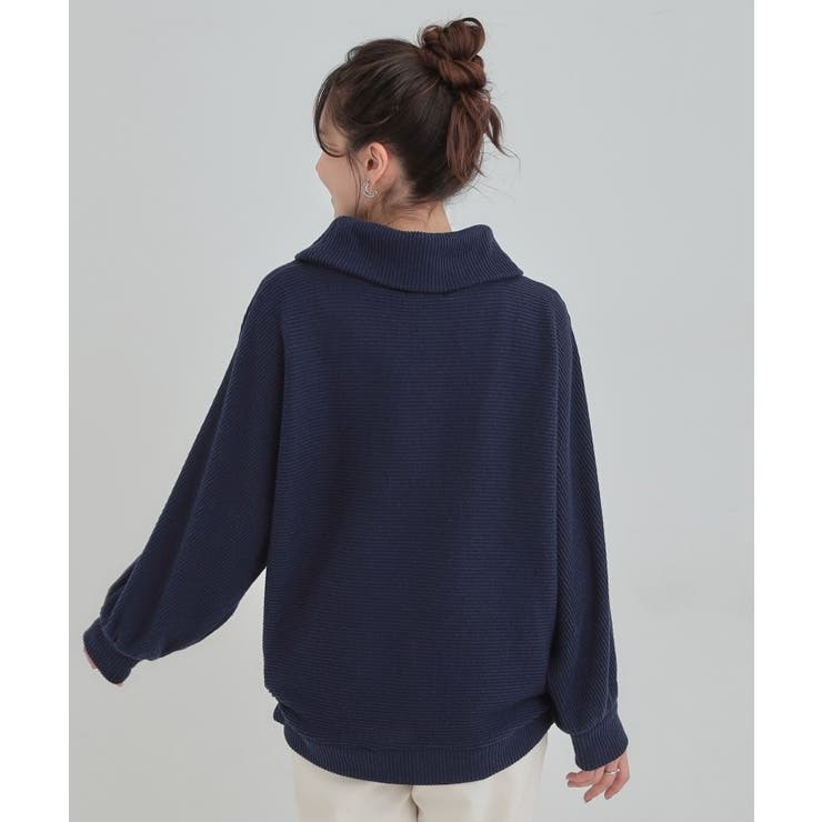 お顔周りをスッキリ見せるオフタートルリブドルマン | SHOO・LA・RUE | 詳細画像10 