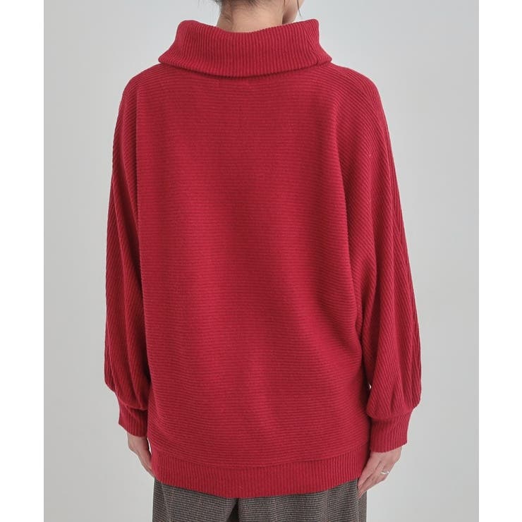 お顔周りをスッキリ見せるオフタートルリブドルマン | SHOO・LA・RUE | 詳細画像15 