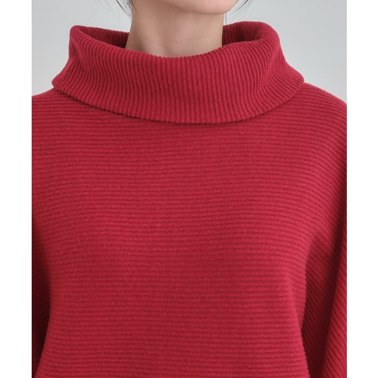 お顔周りをスッキリ見せるオフタートルリブドルマン | SHOO・LA・RUE | 詳細画像16 