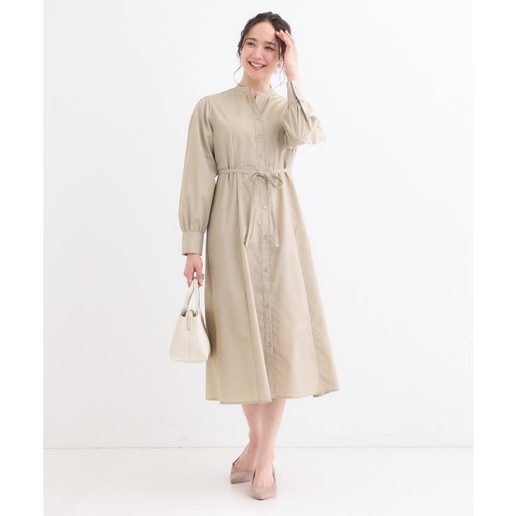 【洗える/S-LL】エレガントさとリラックス感を両立したシャツワンピース | SHOO・LA・RUE | 詳細画像7 