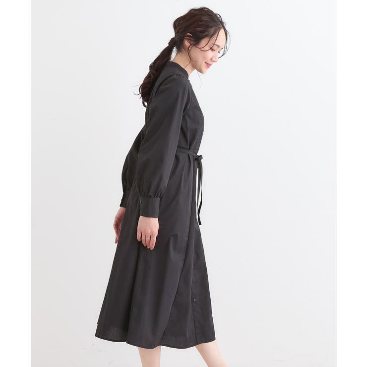 【洗える/S-LL】エレガントさとリラックス感を両立したシャツワンピース | SHOO・LA・RUE | 詳細画像10 