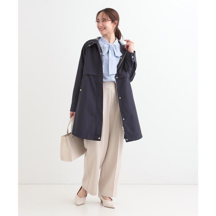 S-LL/撥水/防花粉】軽やかに女性らしくボンディング フーデッド S-LL/撥水/防花粉】軽やかに女性らしくボンディング フーデッド