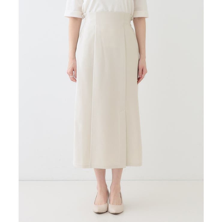 【洗える】洗濯後しわになりにくい カットジョーゼット ナロースカート | SHOO・LA・RUE | 詳細画像23 