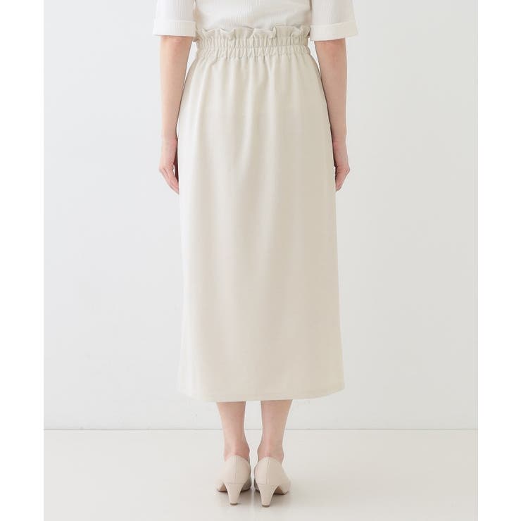 【洗える】洗濯後しわになりにくい カットジョーゼット ナロースカート | SHOO・LA・RUE | 詳細画像25 