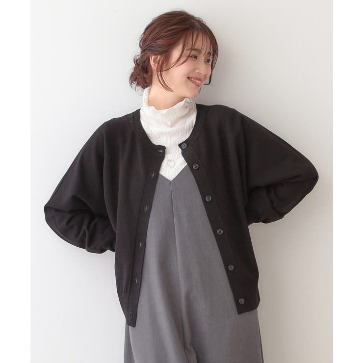 【洗える/S-LL/前後2WAY】クルーネックニットカーディガン | SHOO・LA・RUE | 詳細画像10 