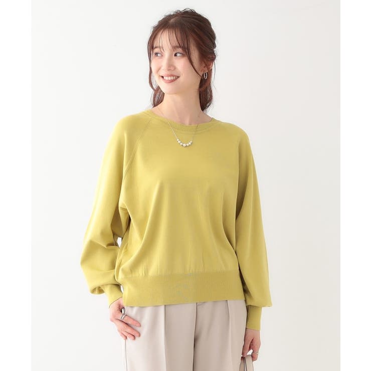 【洗える/S-LL/前後2WAY】クルーネックニットカーディガン | SHOO・LA・RUE | 詳細画像15 