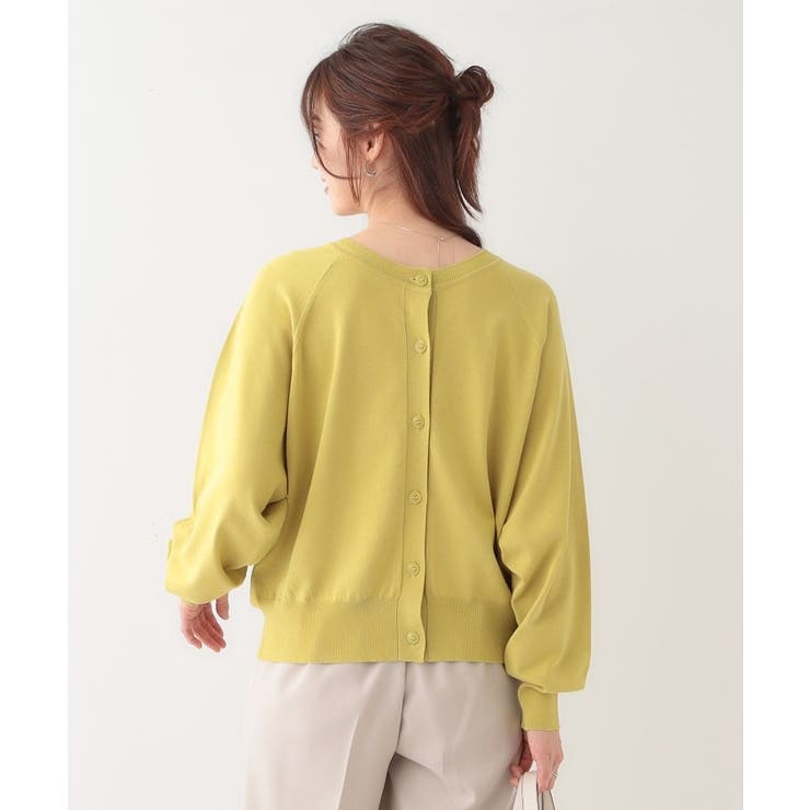 【洗える/S-LL/前後2WAY】クルーネックニットカーディガン | SHOO・LA・RUE | 詳細画像16 