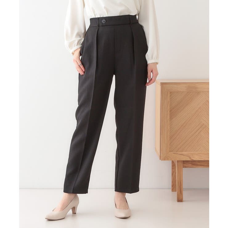 【S-LL】オフィスシーンでも活躍 タックテーパードパンツ | SHOO・LA・RUE | 詳細画像5 