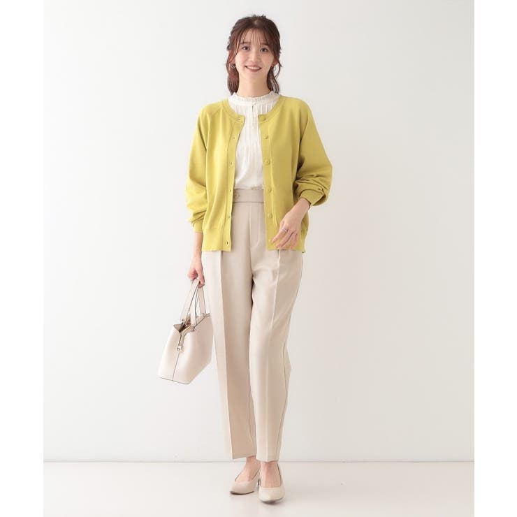 【S-LL】オフィスシーンでも活躍 タックテーパードパンツ | SHOO・LA・RUE | 詳細画像11 