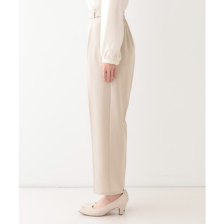 【S-LL】オフィスシーンでも活躍 タックテーパードパンツ | SHOO・LA・RUE | 詳細画像14 