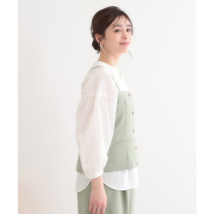 【セットアップ可】コーデが華やぐ 大人の麻調キャミビスチェ | SHOO・LA・RUE | 詳細画像11 