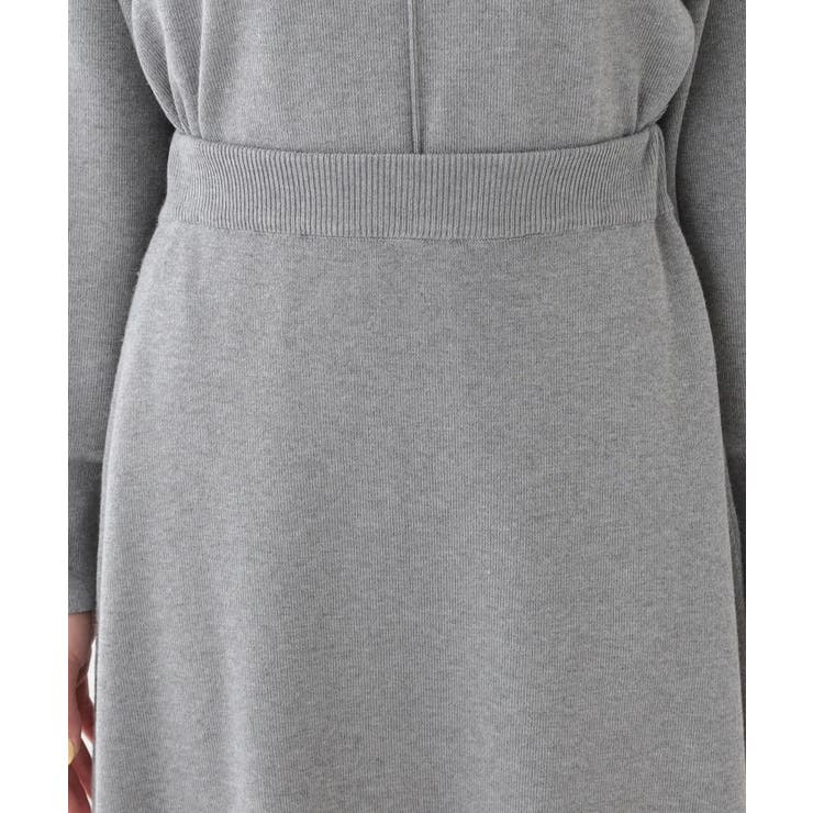 【セットアップ可/S-LL】大人上品に揺れる ニットフレアスカート | SHOO・LA・RUE | 詳細画像16 