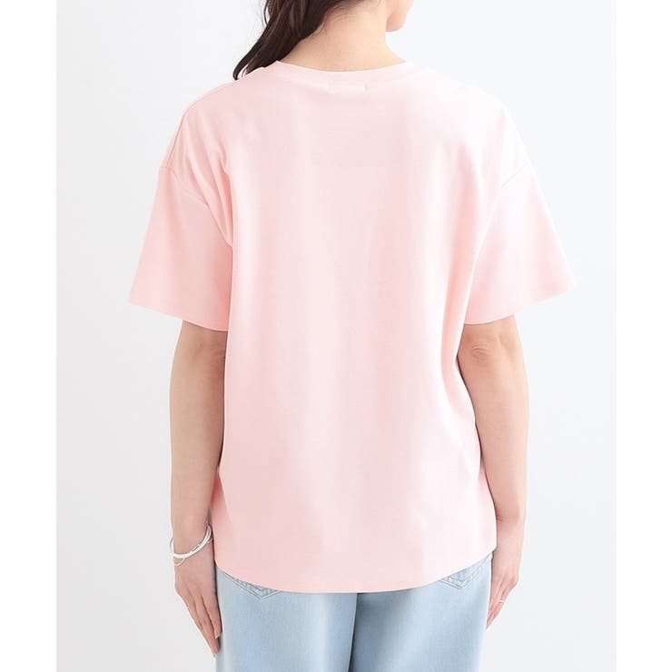 【S-LL】大人のきれいめカジュアルに フロッキーロゴTシャツ | SHOO・LA・RUE | 詳細画像19 