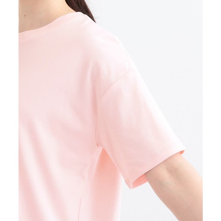 【S-LL】大人のきれいめカジュアルに フロッキーロゴTシャツ | SHOO・LA・RUE | 詳細画像21 