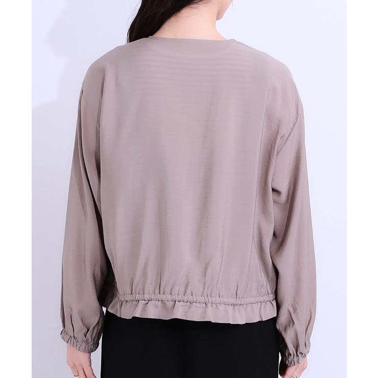 【S-LL】大人のシアー感が魅力 ドロストブルゾン | SHOO・LA・RUE | 詳細画像15 