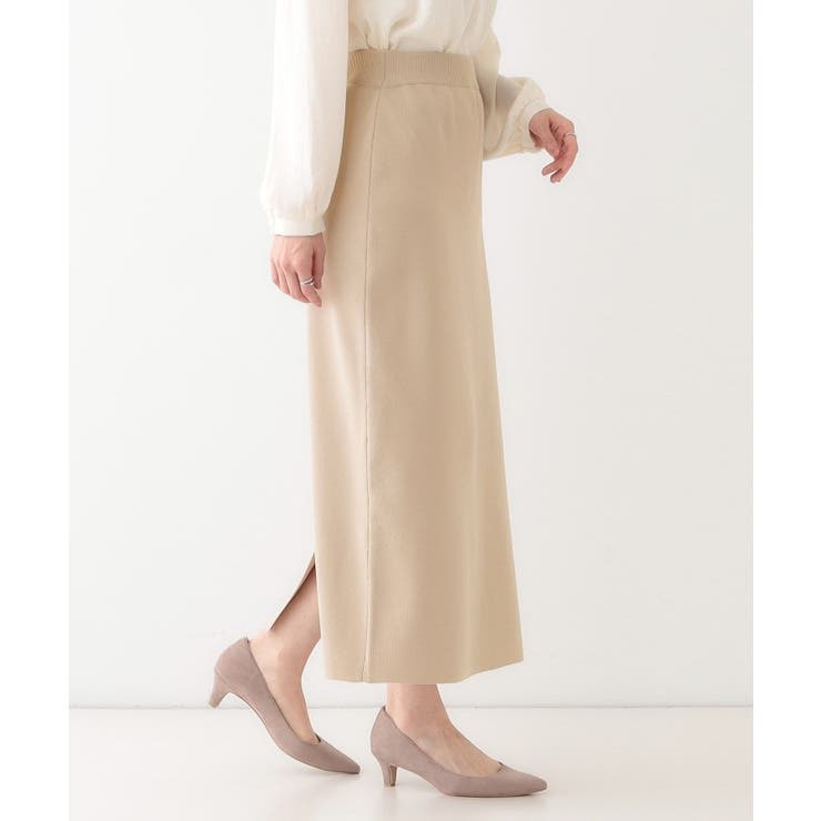 【洗える/セットアップ可】前後2WAYスポンディッシュ ナロースカート | SHOO・LA・RUE | 詳細画像18 