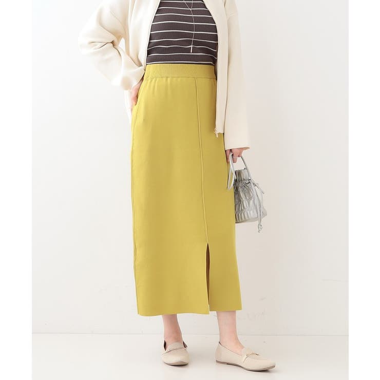 【洗える/セットアップ可】前後2WAYスポンディッシュ ナロースカート | SHOO・LA・RUE | 詳細画像12 