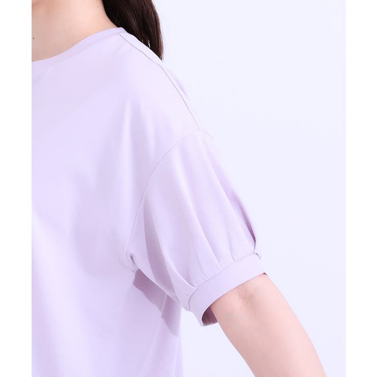 【S-LL/ひんやり/UV】こなれ感あるぷっくりラメ デザインロゴTシャツ | SHOO・LA・RUE | 詳細画像26 