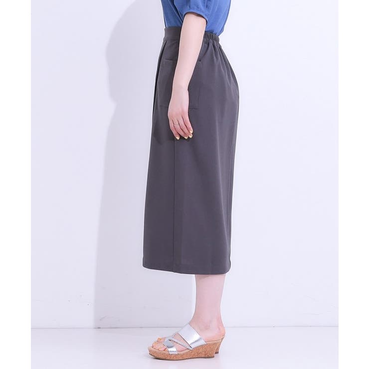 【S-LL】カジュアルにもきれいめにも ドット釦カーゴナロースカート | SHOO・LA・RUE | 詳細画像15 