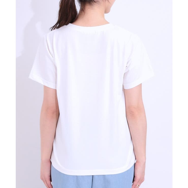 【S-LL/2点セット】大人カジュアルに レースビスチェ+プリントTシャツ | SHOO・LA・RUE | 詳細画像28 