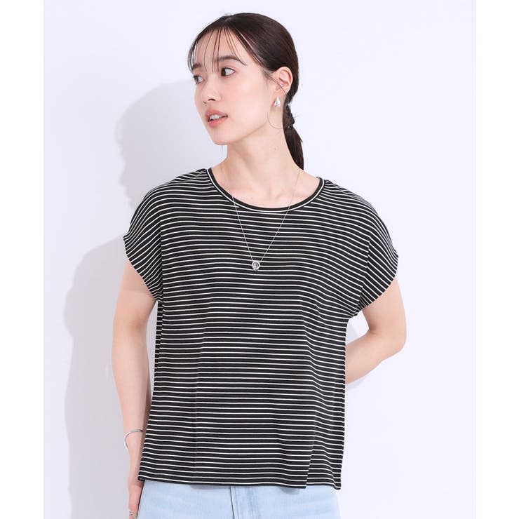 【S-LL/2点セット】程よい甘さをプラス Tシャツ＋チュールトップス | SHOO・LA・RUE | 詳細画像16 
