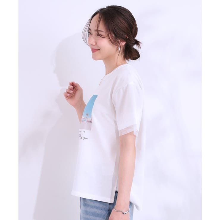 【ひんやり UVカット】選べる3柄 お袖チュールで差をつける | SHOO・LA・RUE | 詳細画像18 