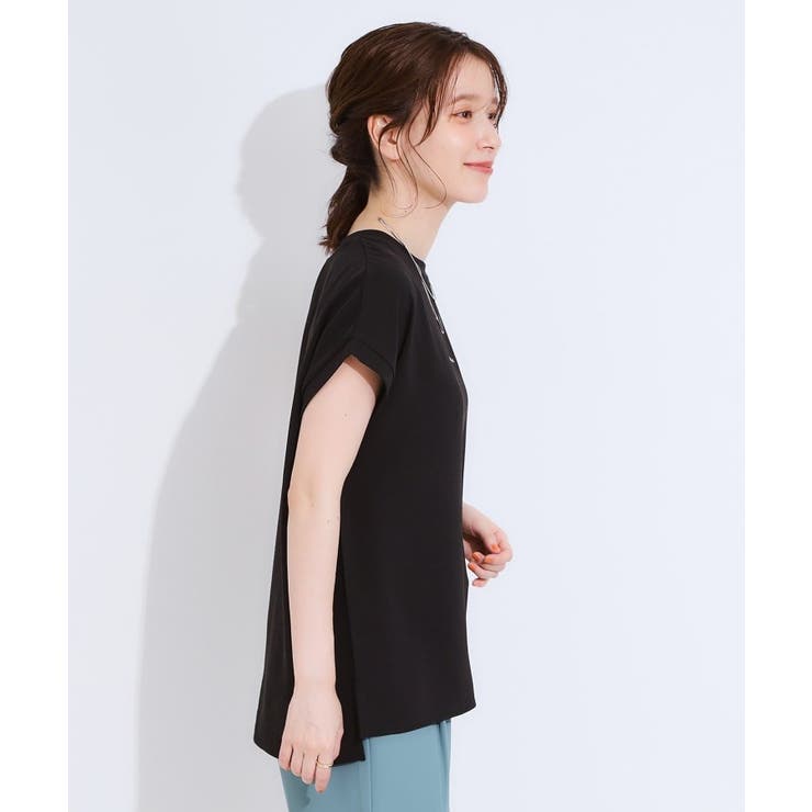 程よいシアー感 ロゴTシャツブラウス | SHOO・LA・RUE | 詳細画像6 