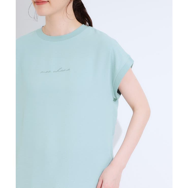 程よいシアー感 ロゴTシャツブラウス | SHOO・LA・RUE | 詳細画像21 