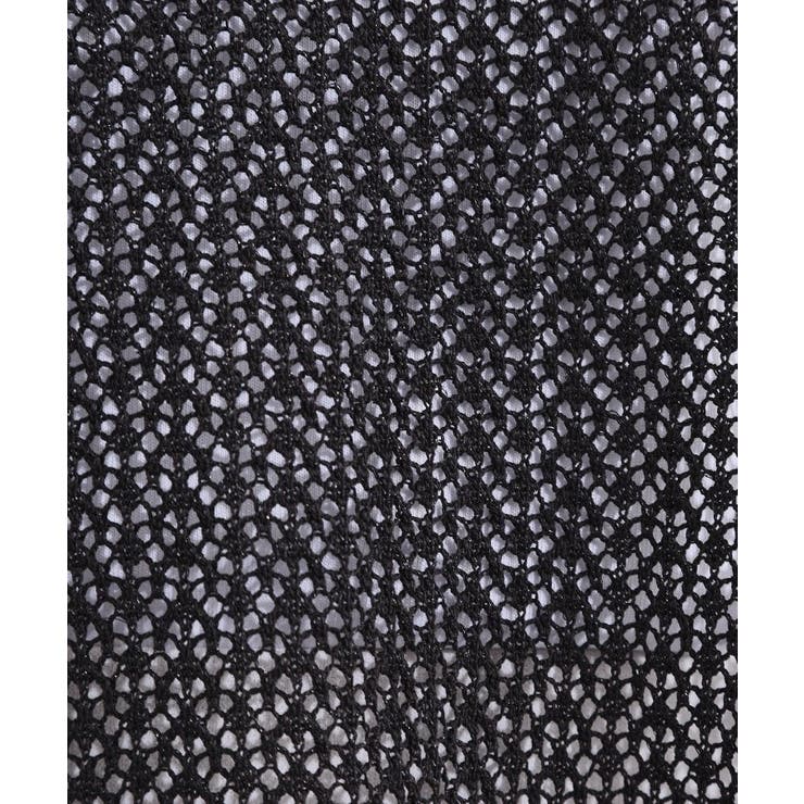 【S-LL/2点セット】程よいラメが上品 透かしニット＋タンクトップ | SHOO・LA・RUE | 詳細画像12 