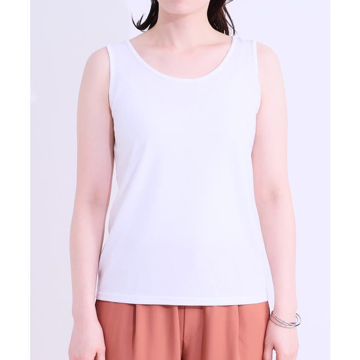 【S-LL/2点セット】程よいラメが上品 透かしニット＋タンクトップ | SHOO・LA・RUE | 詳細画像19 