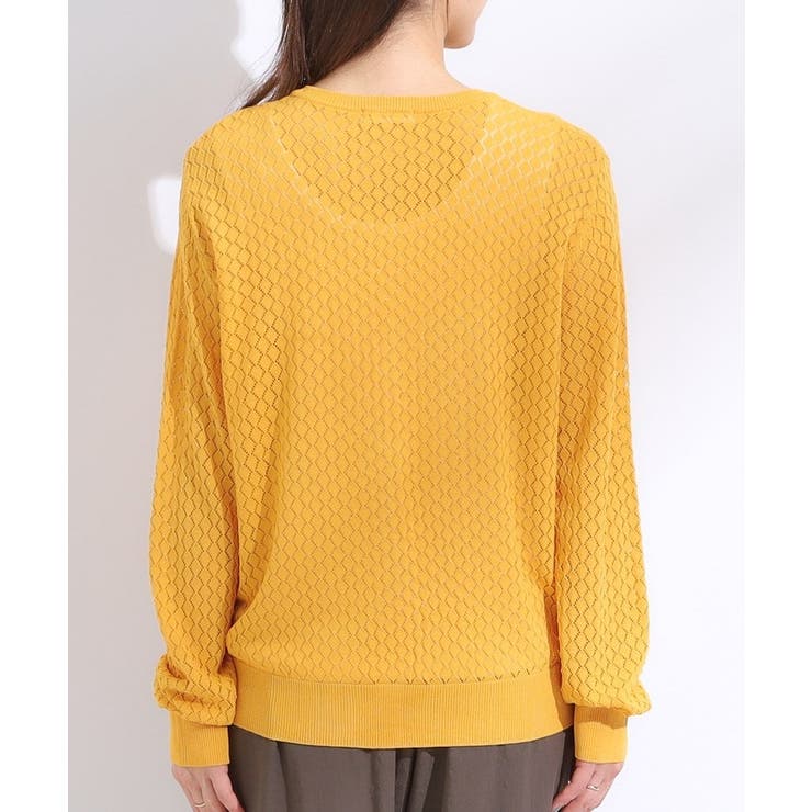 【S-LL】透かし編みが大人上品 マルチボタンニットカーディガン | SHOO・LA・RUE | 詳細画像19 