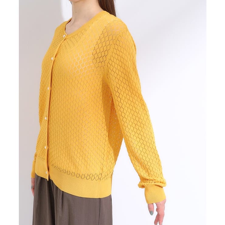 【S-LL】透かし編みが大人上品 マルチボタンニットカーディガン | SHOO・LA・RUE | 詳細画像21 
