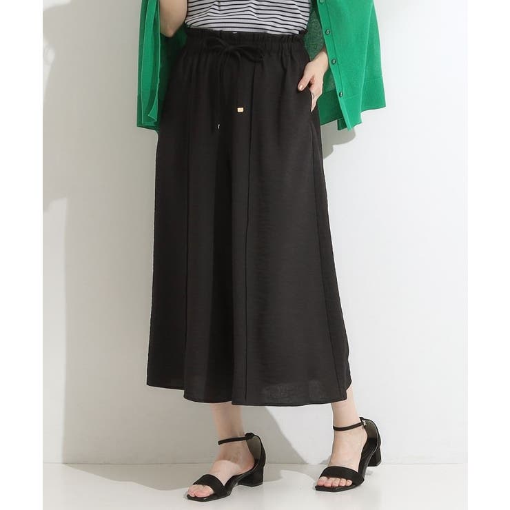 【S-LL/ひんやり】さらっとタッチできれい見え ピンタックスカーチョ | SHOO・LA・RUE | 詳細画像5