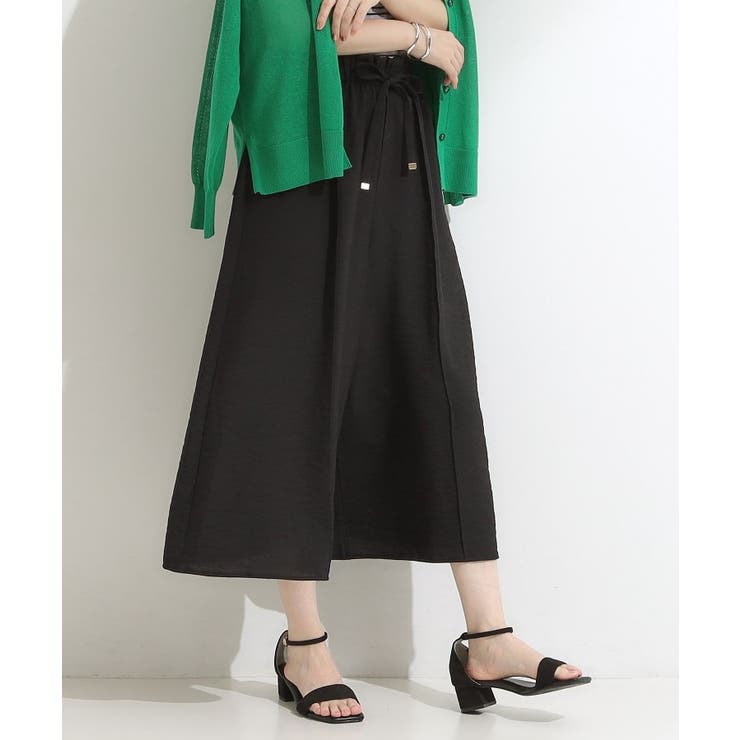 【S-LL/ひんやり】さらっとタッチできれい見え ピンタックスカーチョ | SHOO・LA・RUE | 詳細画像6