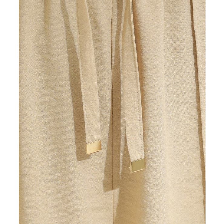 【S-LL/ひんやり】さらっとタッチできれい見え ピンタックスカーチョ | SHOO・LA・RUE | 詳細画像16