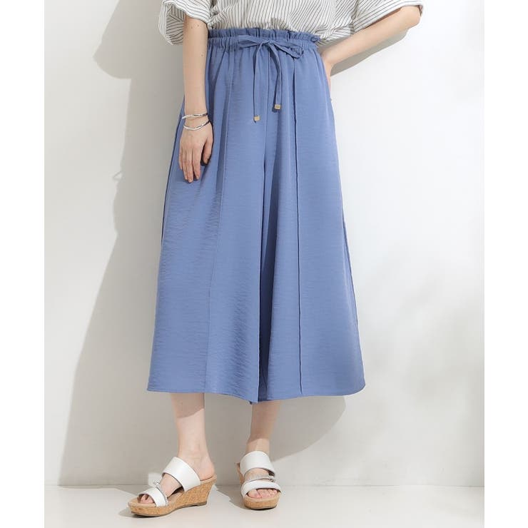 【S-LL/ひんやり】さらっとタッチできれい見え ピンタックスカーチョ | SHOO・LA・RUE | 詳細画像9