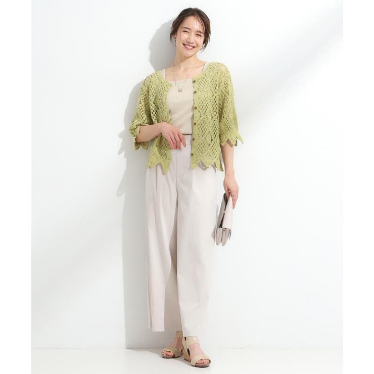 【S-LL】デコルテラインをきれいに魅せる ラメテレコタンクトップ | SHOO・LA・RUE | 詳細画像25 